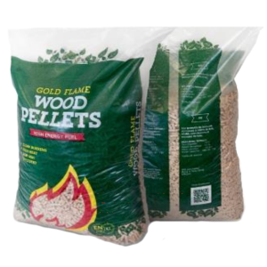 Gold Flame Wood Pellets