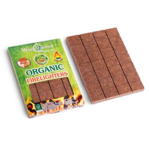 Organic Firelighters, 32 cubes